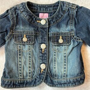 $10 | The Children’s Place Denim Jean Jacket - Blue | Sz 0-3 months | Cotton